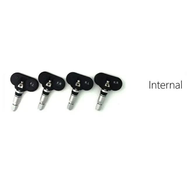 Boqueron Солнечная энергия TPMS автомобильная система контроля давления в шинах ЖК-дисплей 4 внешних датчика датчик температуры зуммер - Тип: Internal Sensor