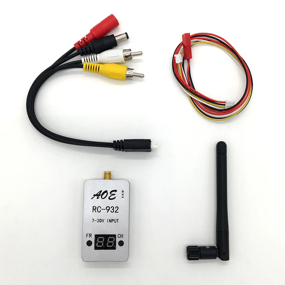 Новый 5 8G беспроводной 8 GHZ 32CH видео RX приемник 7 30 V DC вход для FPV Wifi аэрофотосъемка