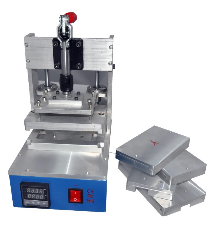 

iPhone Screen Bezel +4/4S 5/5S/5C 6/6plus Molds Hot Pressure Bracket Laminating Machine New Manual Frame Laminator