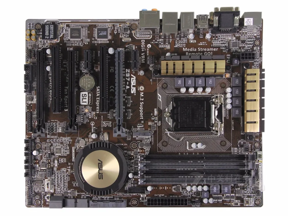 Оригинальная материнская плата для ноутбука ASUS Z97 A LGA 1150 DDR3 USB2.0 USB3.0 SATA3 PCI E 3 0