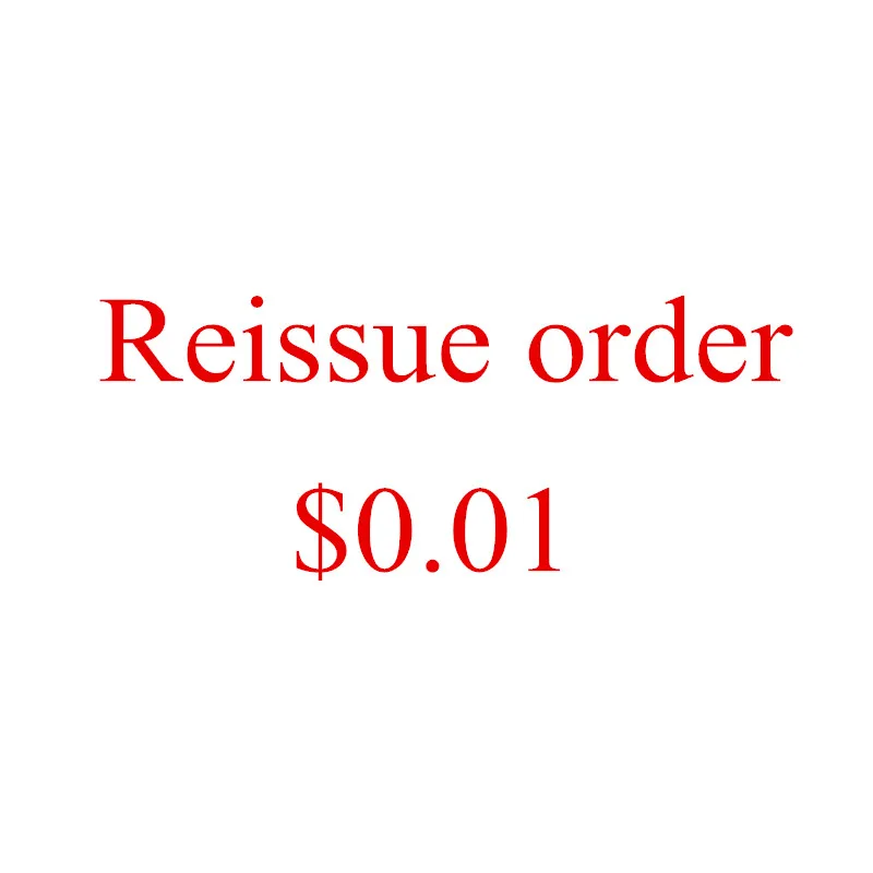 

Reissue order !! Not products