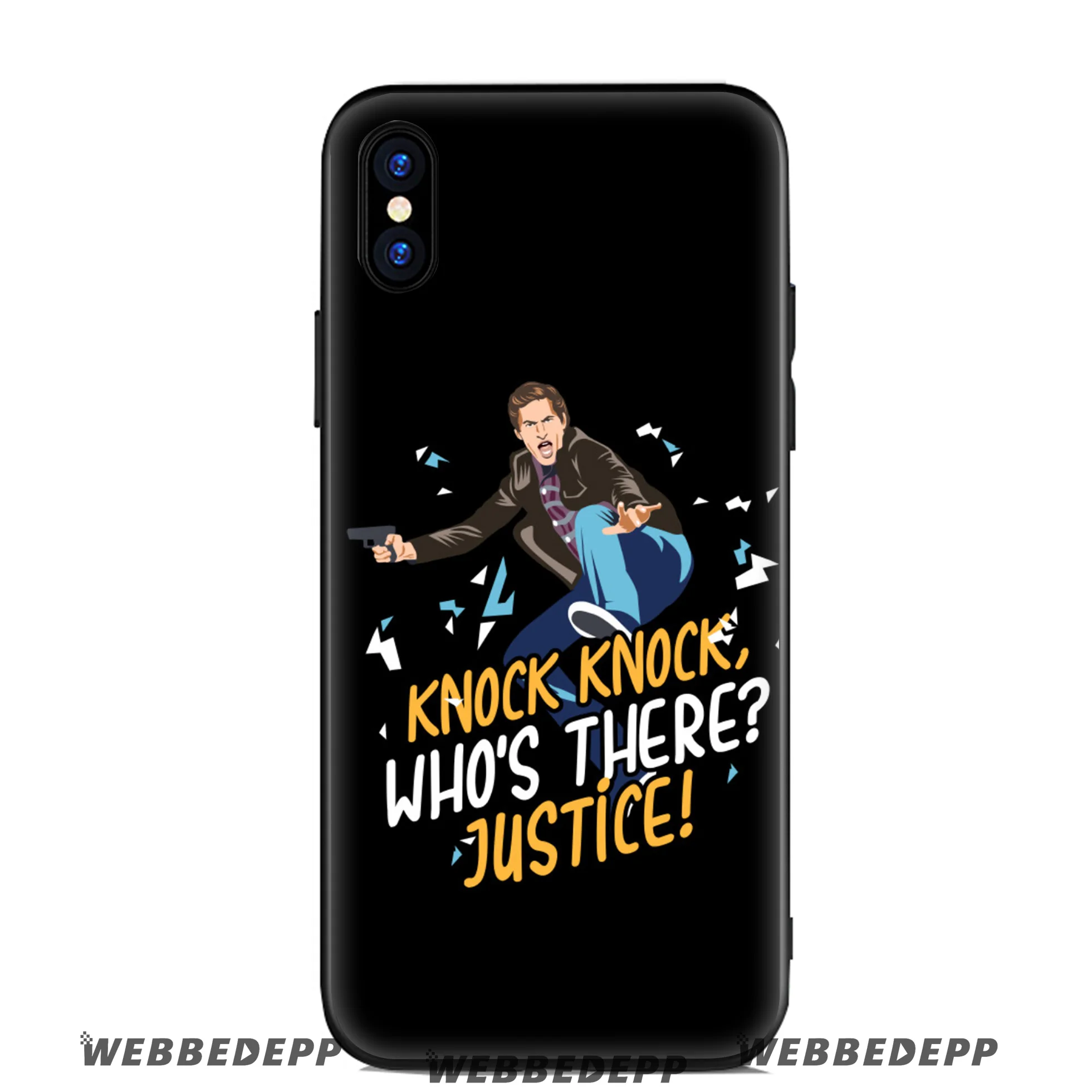 WEBBEDEPP Бруклин девять Мягкий силиконовый чехол для Apple iPhone 11 Pro Xr Xs Max X или 10 8 7 6 6S Plus 5