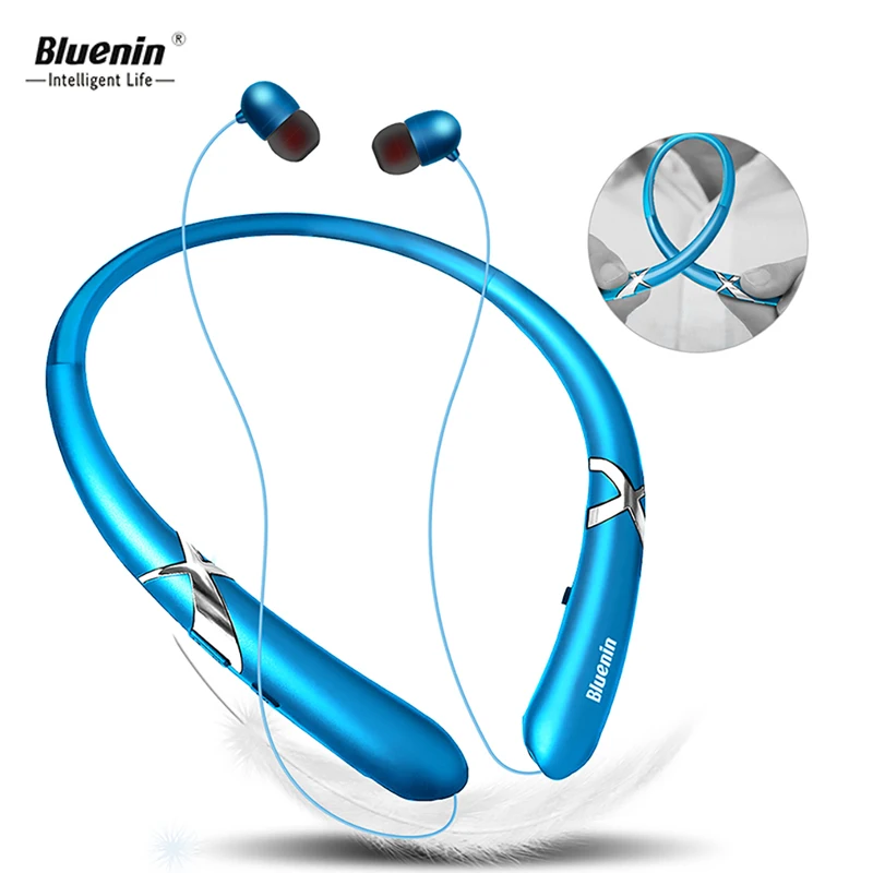 Bluenin Bluetooth V4.1 Беспроводные стереонаушники спортивные bluetooth наушники для iphone 7
