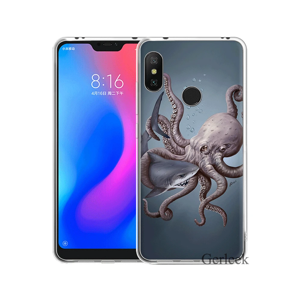 Desxz Fantasy Sea Creature Hard Cover For Redmi Note 7 6 Pro 6A 5A 5 Plus 4X 4A GO S2 Case Bag | Мобильные телефоны и
