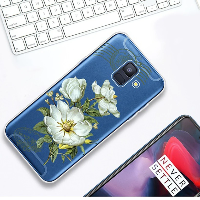 For Samsung Galaxy J4 J6 2018 European version Case Silicone Soft Cover S9 S9plus A8 A6 Plus Coque Funda |