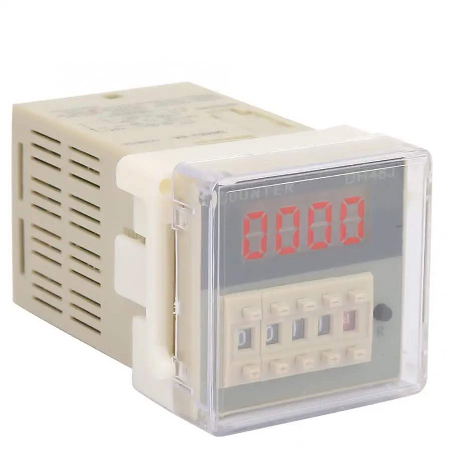 O111ROM DH48J 8A LCD цифровой электронный 8 контактов счетчик задержки Реле времени 0 999900