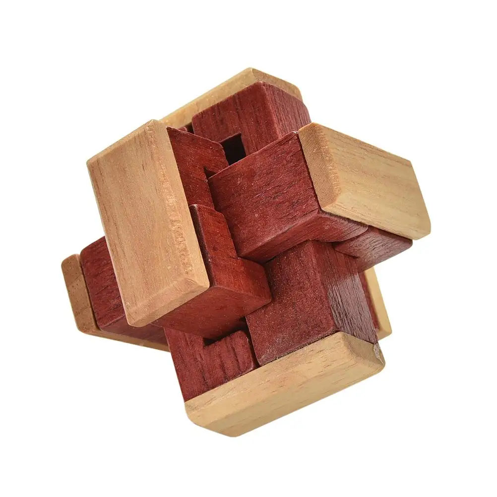 Деревянные пазлы Kongming Luban развивающие игрушки для взрослых 6 палочек|toy puzzle|wooden brain