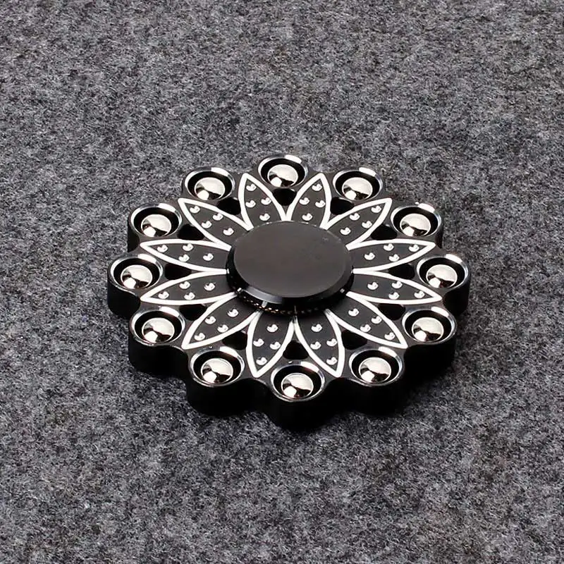 Непоседа счетчик 12 шаров лотоса ручной Spinner время вращения длинные PerfectFor аутизм