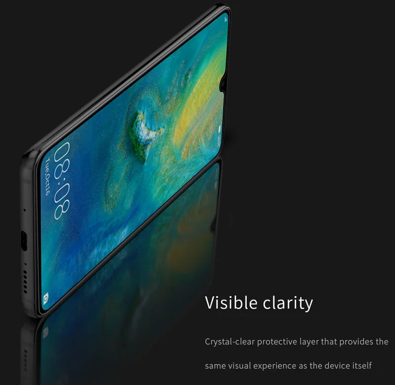 Nillkin XD CP+ макс. закаленное стекло для huawei mate 20 X защитный олеофобный Полный Клей Панели