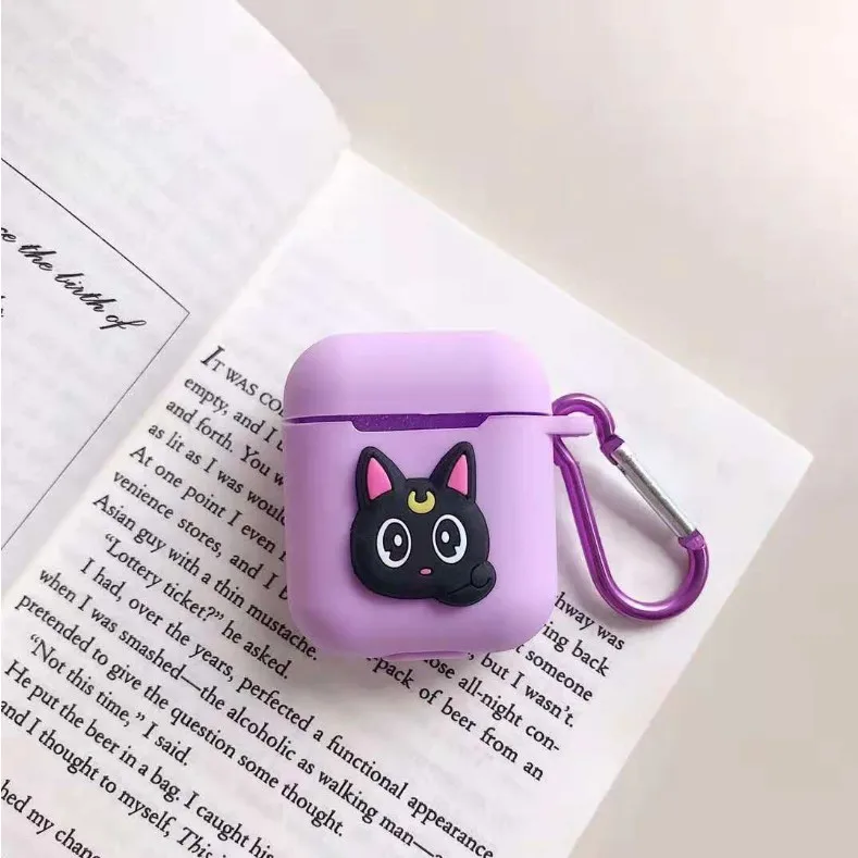 Мультяшный Bluetooth беспроводной чехол для наушников Apple Airpods 2 силиконовая зарядная коробка 300 шт./партия