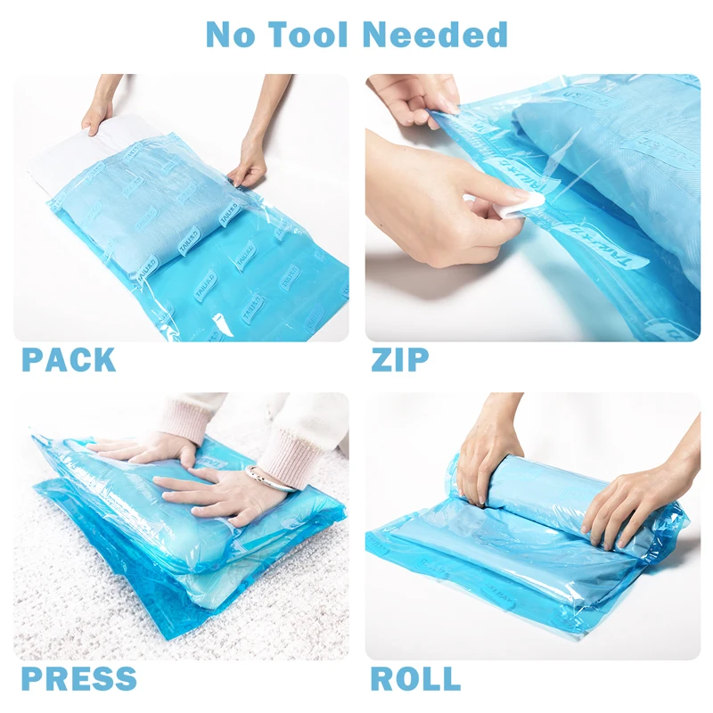 Tai дорожные пакеты для экономии места без вакуума и насоса компрессионная