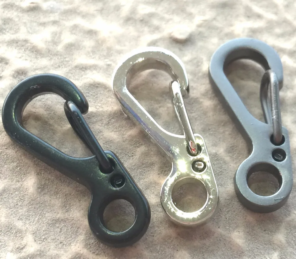 5 шт. мини подвесная Пряжка Классическая простая пружинная быстрый подвесной