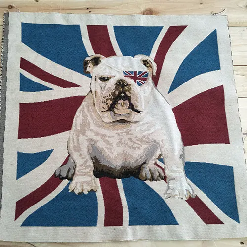 2pcs 48x48cm Chainho, пряжа окрашенная жаккардовая полиэфирная хлопковая ткань для шитья, подушки, подушки, сумки материал, Лоскутная Ткань украшения - Цвет: 2pcs 48x48cm
