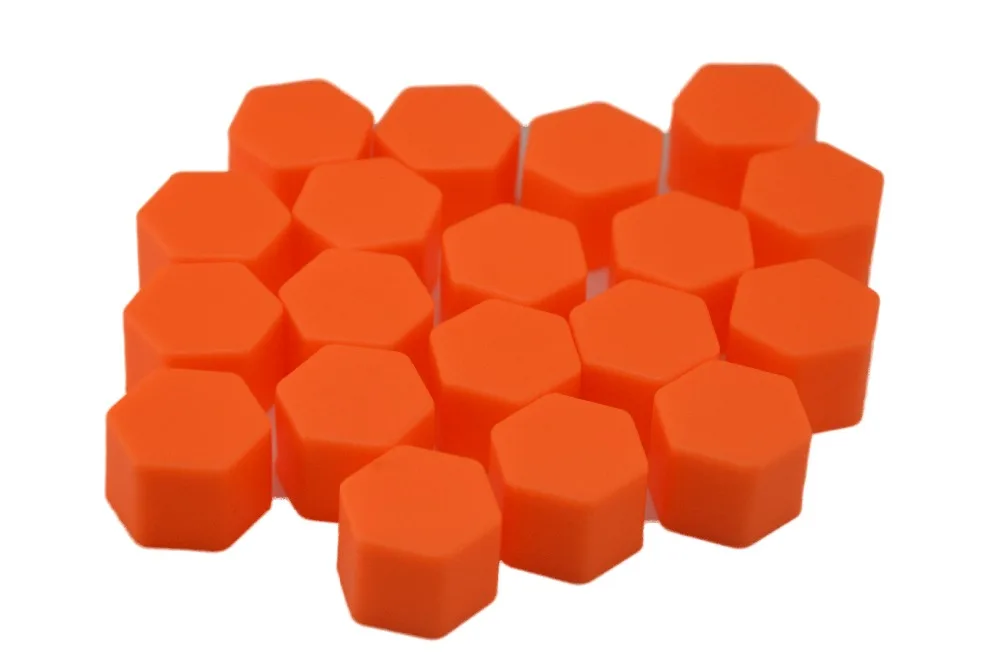 Стайлинга автомобилей 20 штук силикагель зеленые Колесные гайки защитные чехлы с