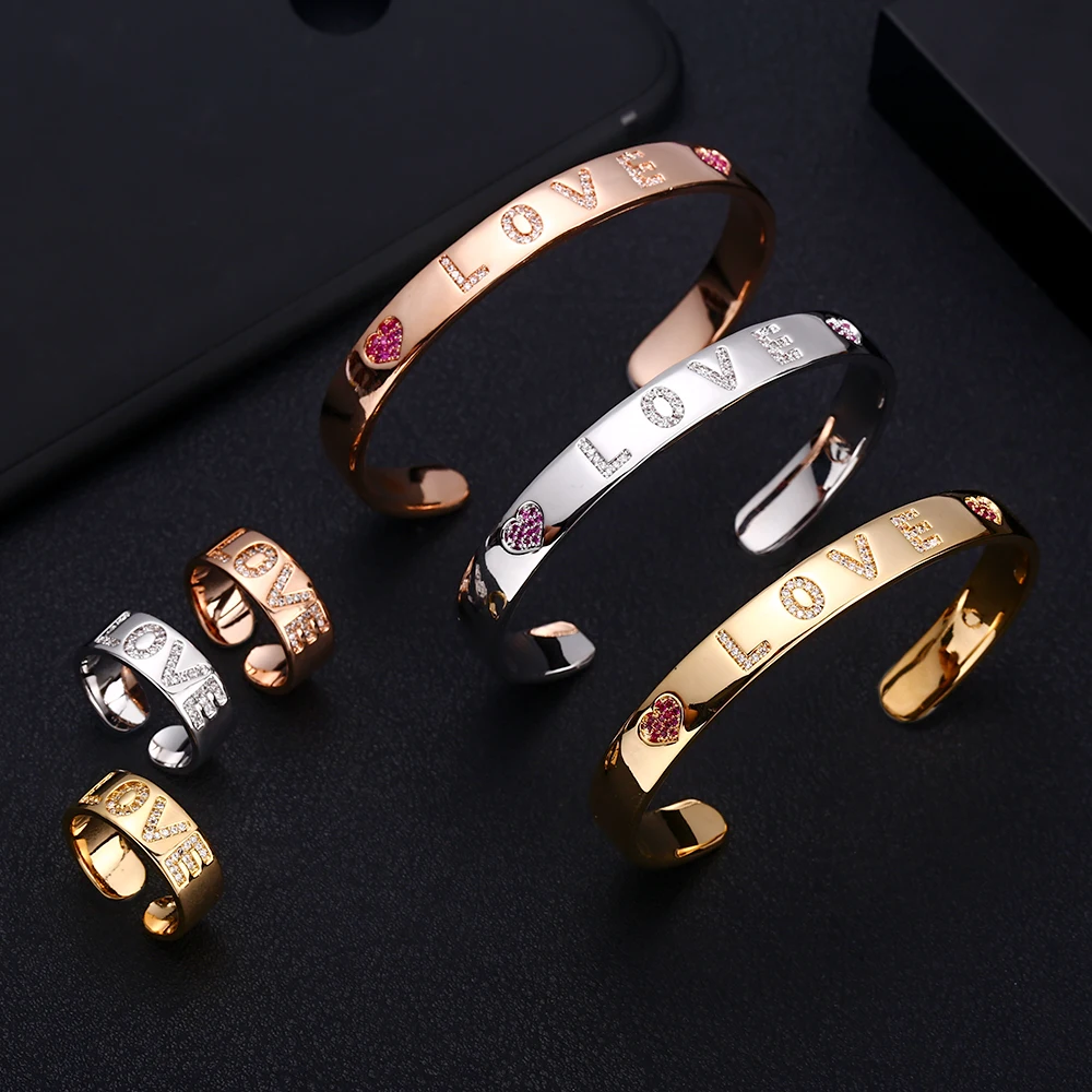 JaneKelly новые модные буквы формы золотые ювелирные изделия браслеты для женщин erkek