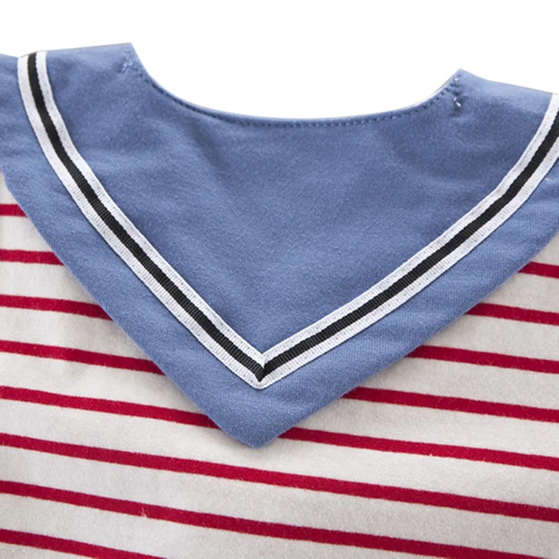 Children's CostumesBoys and Girls Small Naval Sailor Uniforms T-shirt Shorts Toddler Casual Outfits Sets | Детская одежда и