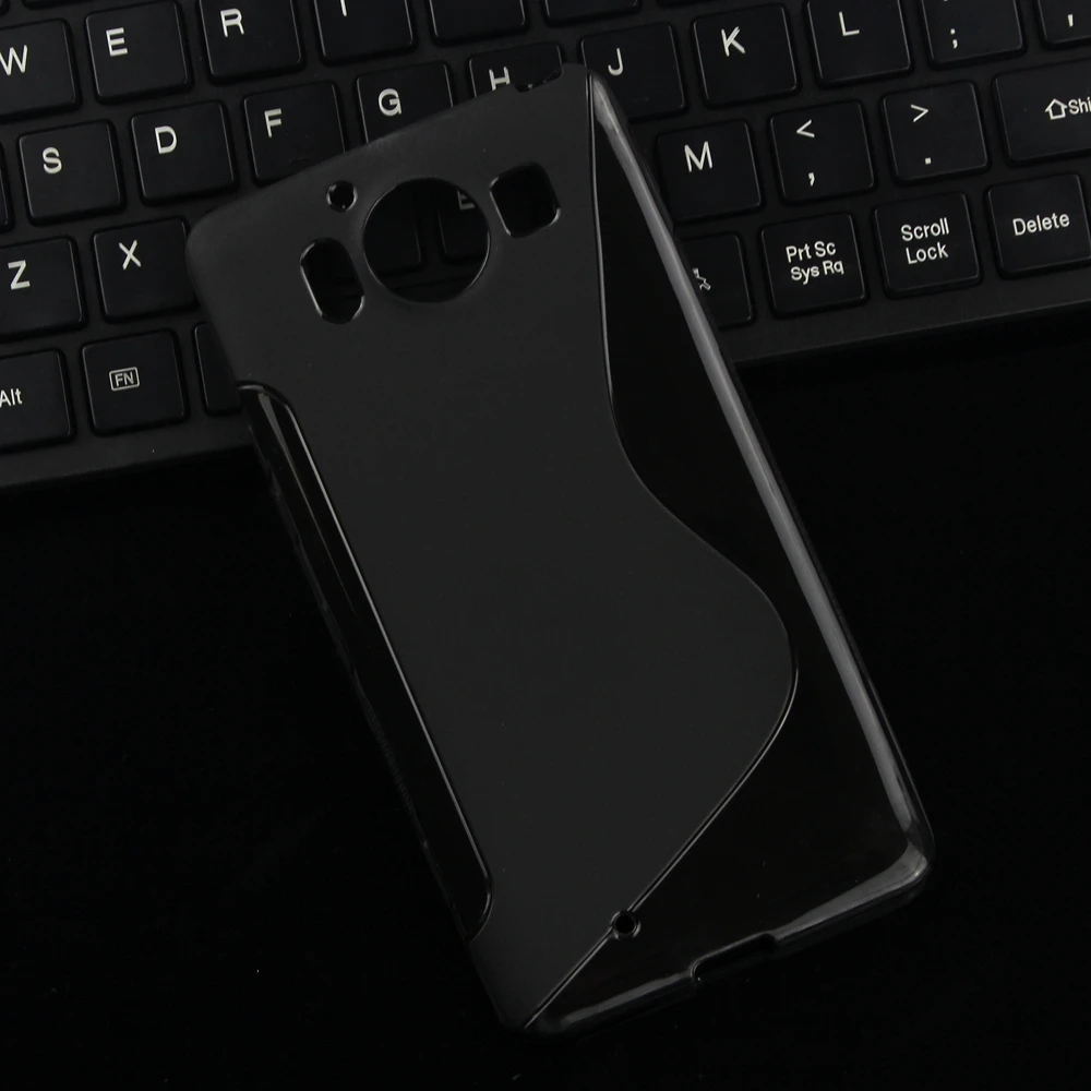 Мягкий прозрачный чехол из ТПУ и силиконовой резины для Microsoft Nokia 950 XL 950XL