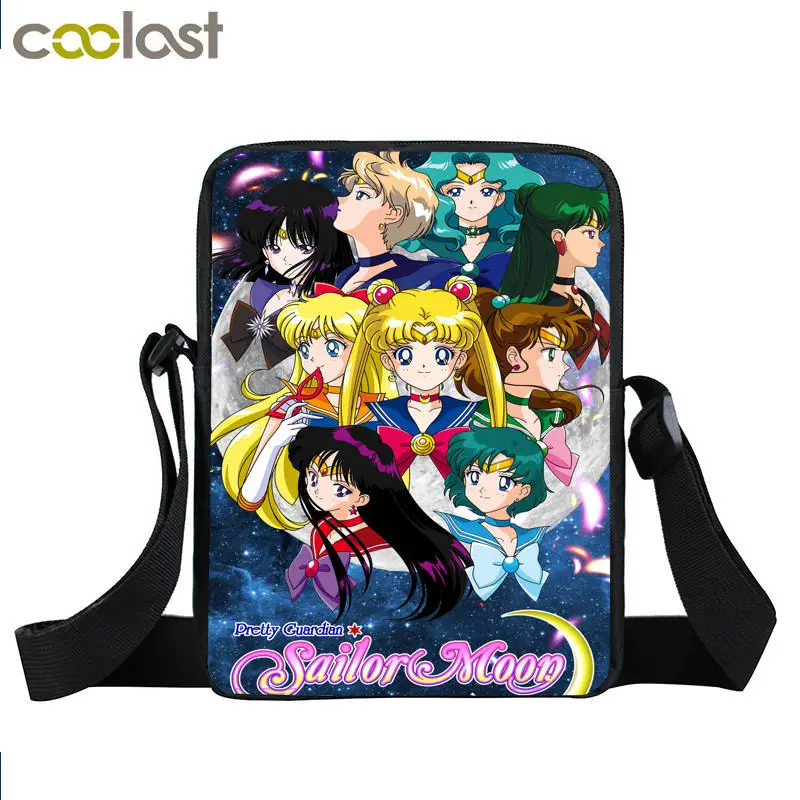 xkbTotoro27 Аниме Sailor Moon Luna мини сумка-мессенджер Дамская маленькая сумка на плечо женская сумка через плечо для девочек-подростков детская сумка для книг - Цвет: xkbTotoro27