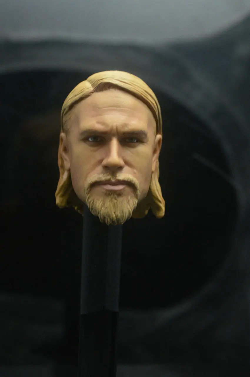Заказ 1/6 Сыны Анархии Jax Teller Глава Sculpt Чарльз ханнэм Fit 12 &quotОбъемная|1/6 head sculpt|head