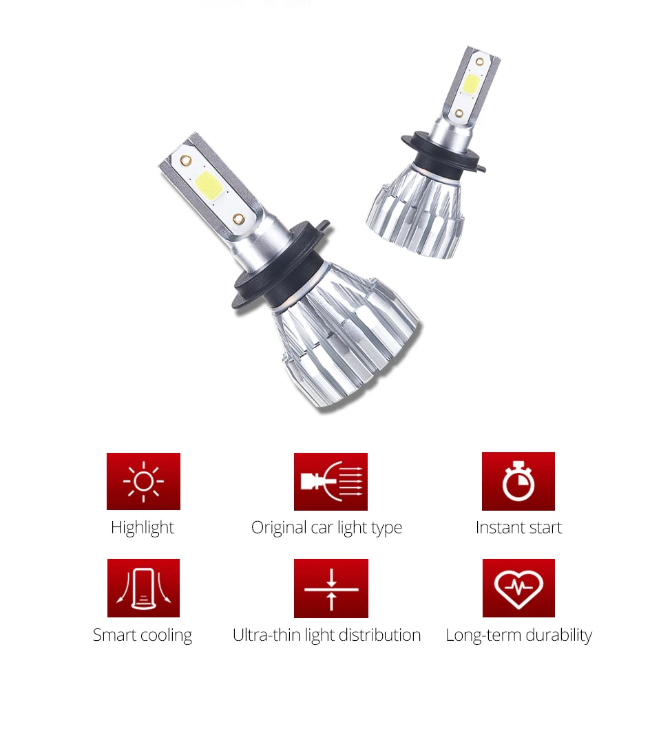 1 шт. h4 led moto rcycle h7 h11 moto 6500k светодиодная лампа h1 moto rcycle фары 12 В светодиодные мото лампы 5000лм мото rbike фара скутер