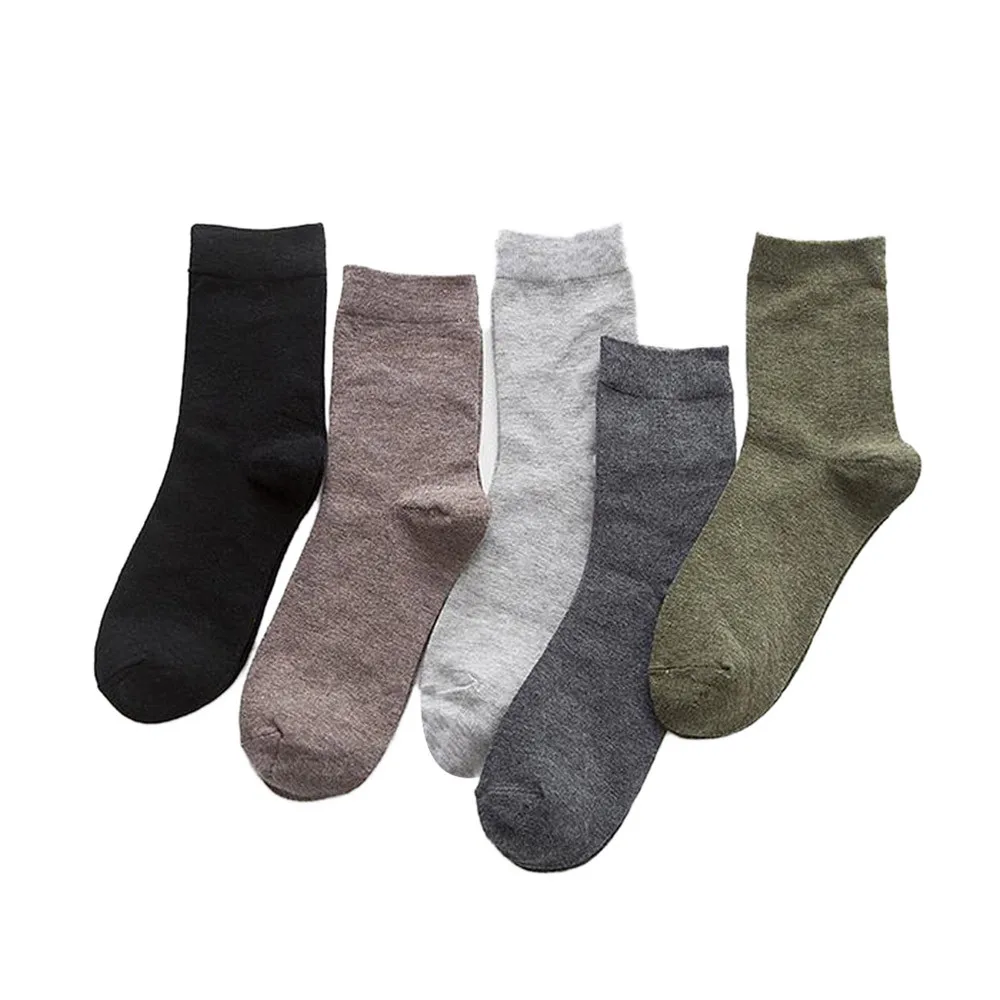 5 пар мужские спортивные носки хлопковые Повседневные Удобные для бизнеса и бега
