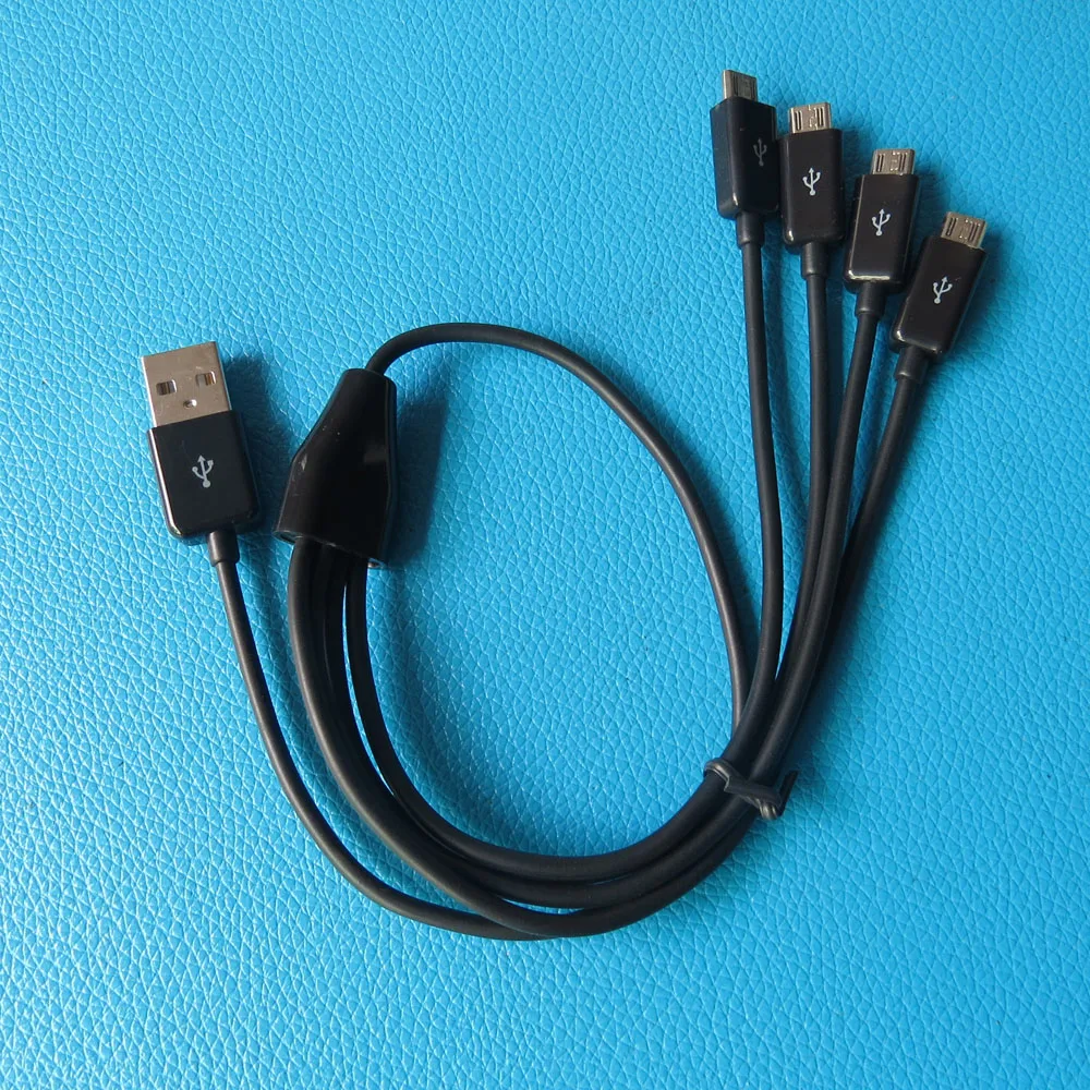 50 см 4 в 1 кабель зарядного устройства микро-usb питания 4 Android телефонов устройств сразу
