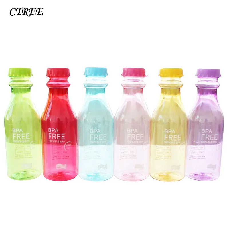 

CTREE 1Pcs Leak-Proof Travel Mugs Bike Unbreakable Portable High Quality Plastic Water Mugs New Outdoor Travel Hiking 550ml C577