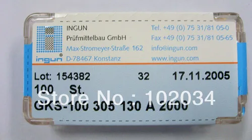 100 шт./лот 100% оригинальный INGUN GKS-100-305-130 305 130 A 2000 пружинный тестовый зонд Pogo Pin