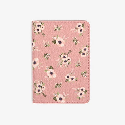 Pink flowers Фирменная Обложка для паспорта Прекрасный маленький Животный мир, растение ID держатель для путешествий паспорт бумажник клип короткий паспорт клатч наборы держатель Обложка - Цвет: Pink flowers