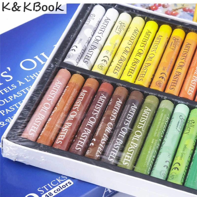 K & KBOOK 50 шт./компл. Масло Набор пастельных красок студенческие канцелярские