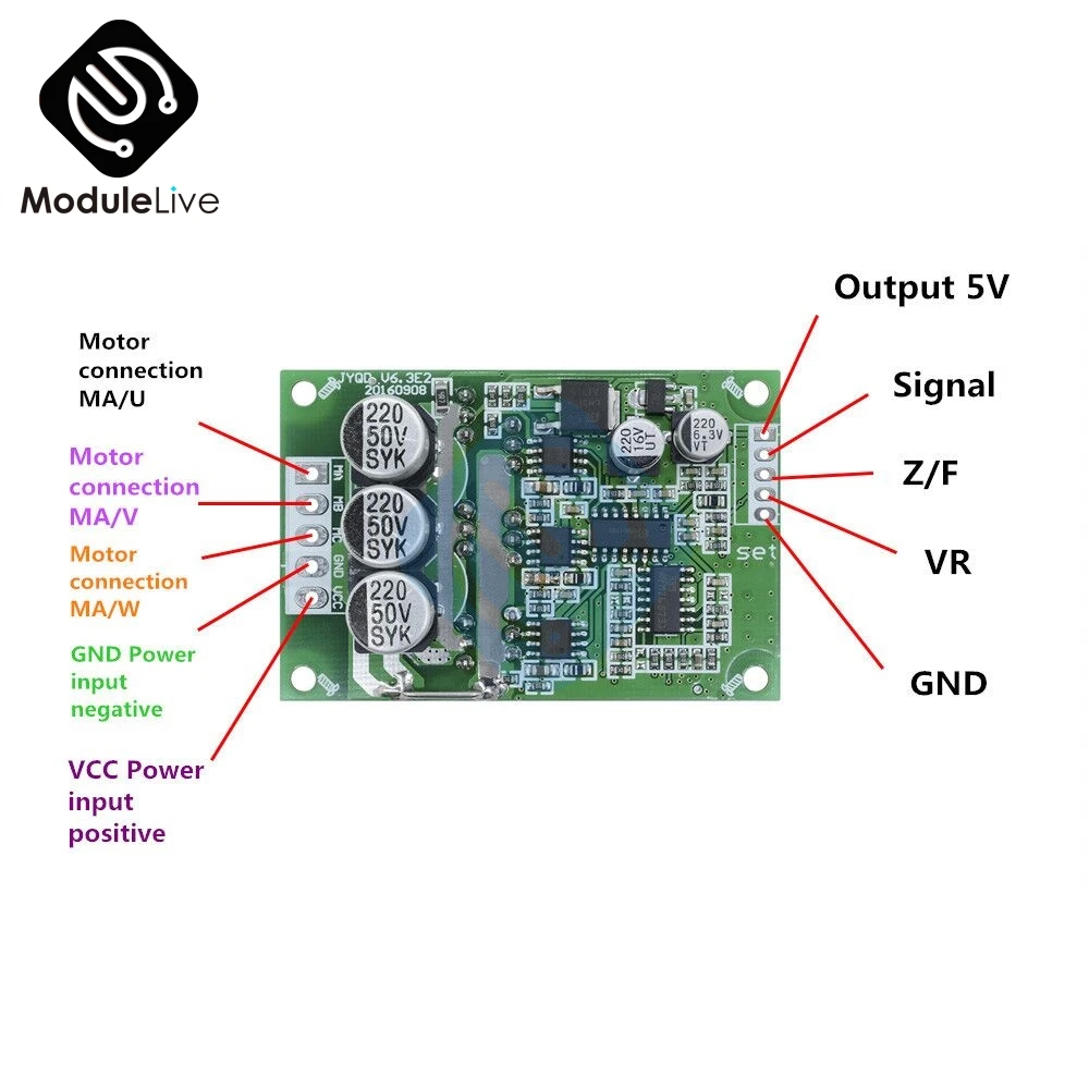 DC 12 V-36 V 500W PWM Холла мотор балансировки бесщеточный мотор Управление; автомобильной сбалансированный BLDC водитель автомобиля Управление плата Модуль гибкий кабель