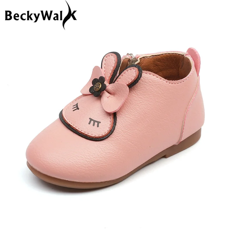 Новые осенние ботинки для малышей обувь маленьких девочек из мягкой