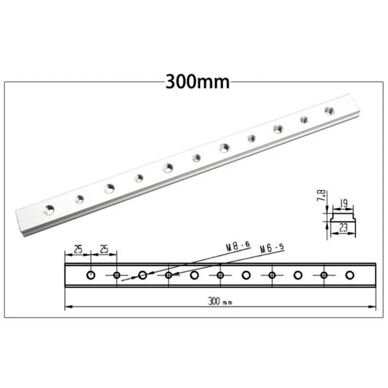100/200/300/450 M6 + M8 Т образная гайка скользящая из алюминиевого сплава образный слот
