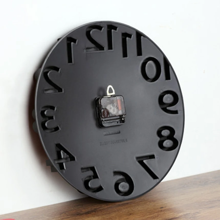 Простой номер мраморная стена Saatk креативный современный немой Deco салон Nixie часы