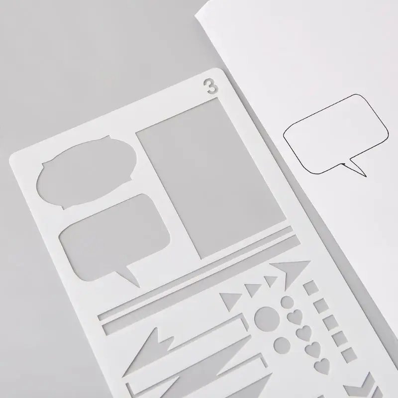 30 шт дети мультфильм рисунок формы пластиковые детские живопись трафаретов DIY