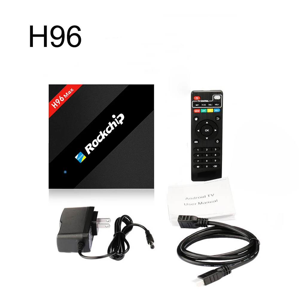 H96 MAX TV BOX Android 7 1 4 Гб 32 Rockchip RK3399 CPU 802.11AC 2 4G 5G WIFI BT4.0 1000M LAN USB3.0 Type-c 4K HD медиаплеер |