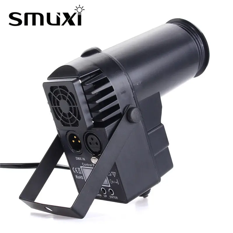 Smuxi 30 Вт AC110-240V DMX RGBW светодиодный светильник Точечный светильник луч Точечный светильник 6CH Профессиональный диско КТВ DJ светильник ing Effect