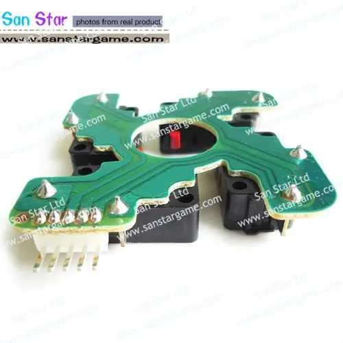 2 шт. оригинального джойстика Sanwa PC Board-замена joystcik board-части аркады | Спорт и
