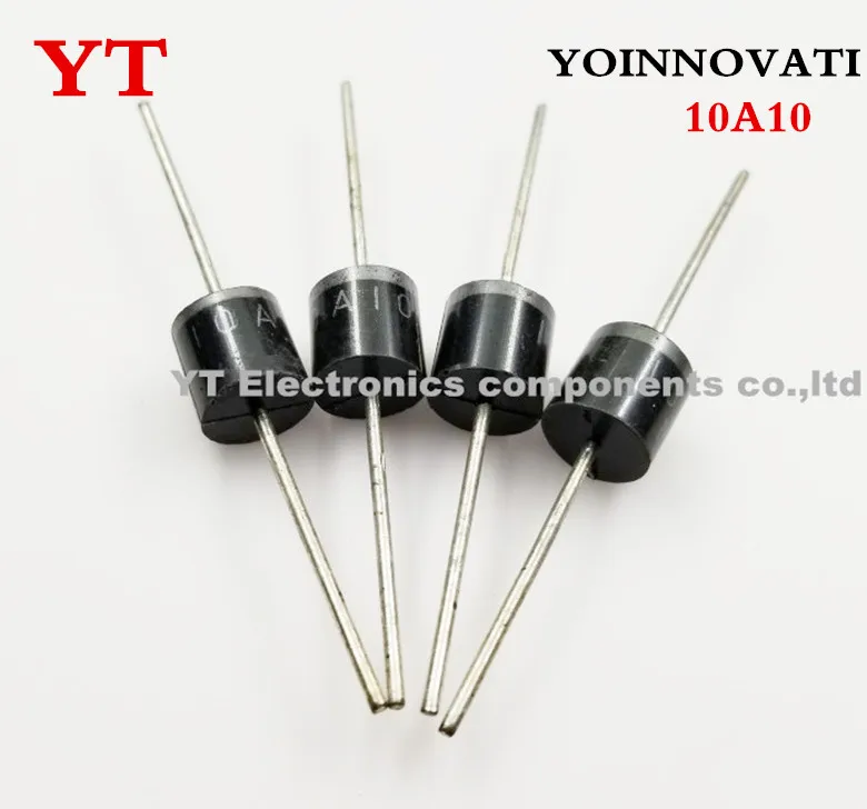 100 шт./лот 10A10 10A 1000V 1KV 10 R 6 Amp осевой с выпрямительным диодом.|rectifier diode|100pcs diodediode 1000v |