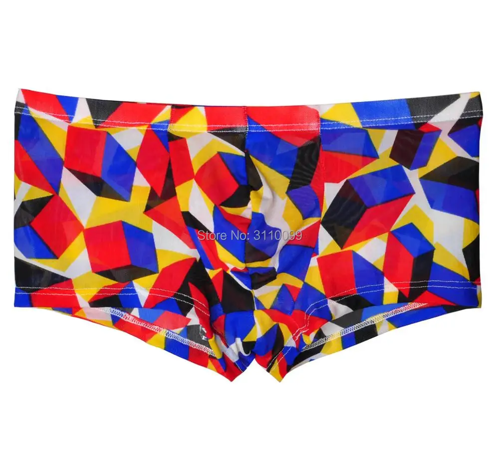 Прозрачное сексуальное бикини мужские трусы боксеры с микро сеткой прозрачные