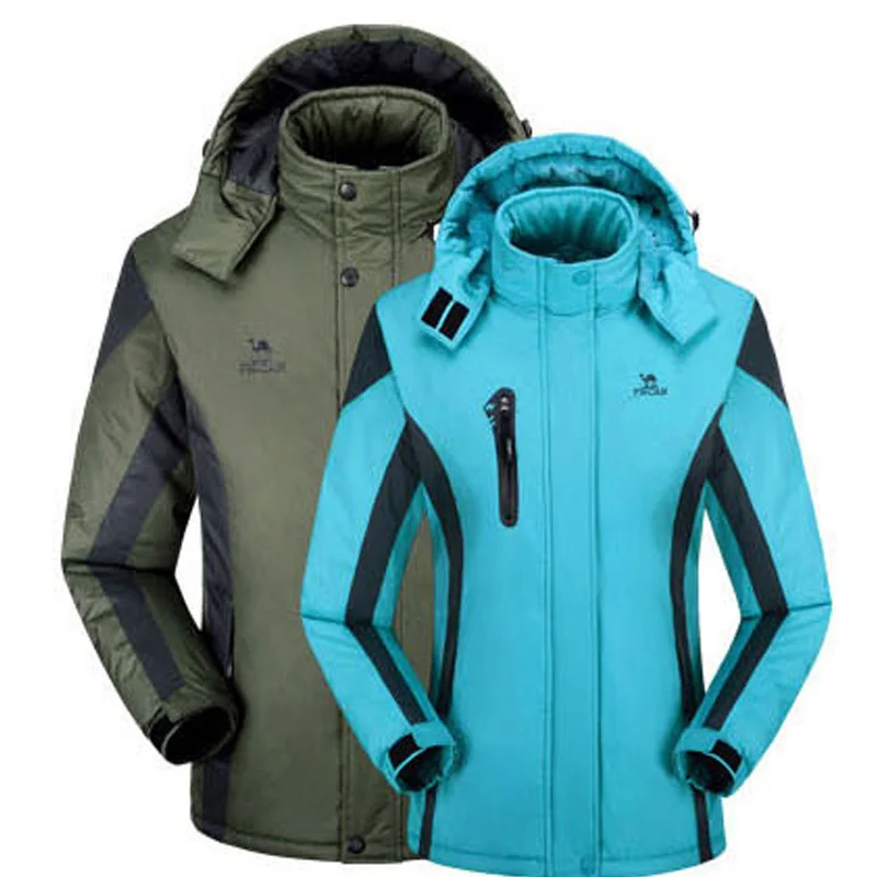 Женская и мужская теплая парка ветрозащитная бархатная куртка на осень зиму