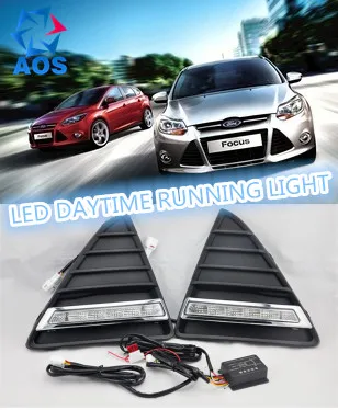 2 шт./компл. Авто Стайлинг светодиодный DRL Дневной свет Автомобильные дневные