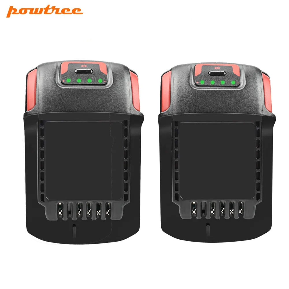 Powtree 2 шт для BL2022 BL 2022 IQV20 5000mAh батареи li ion 20V 5.0A Ingersoll Rand всех IR IQV