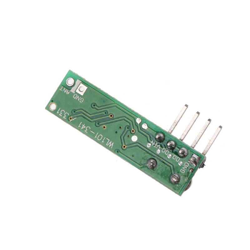 

1Set superheterodyne 433Mhz RF transmitter and receiver Module kit small size For Uno Diy kits 433 mhz Remote controls