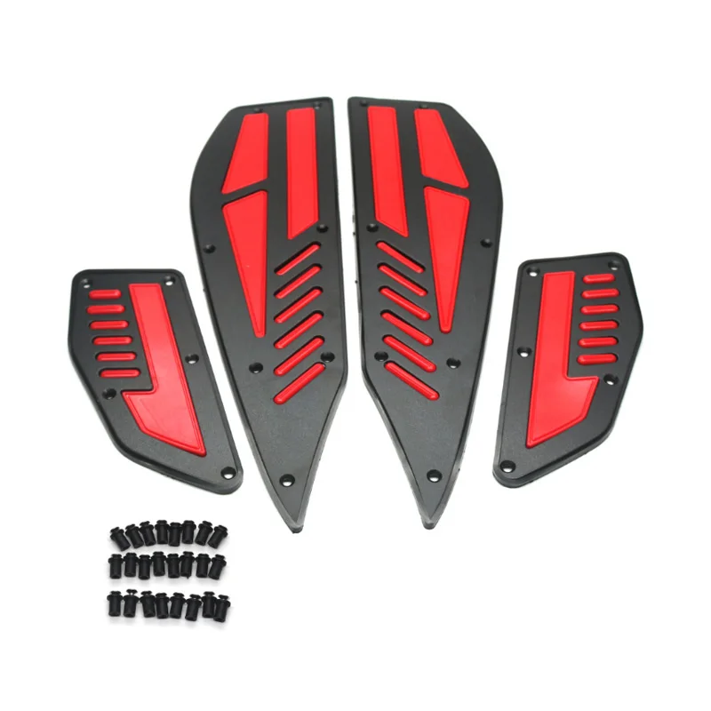 red Новая мотоциклетная Обувь Аксессуары для Yamaha XMAX 300 X-MAX 250 300 подножки для ног Шаг педаль пластина - Цвет: red