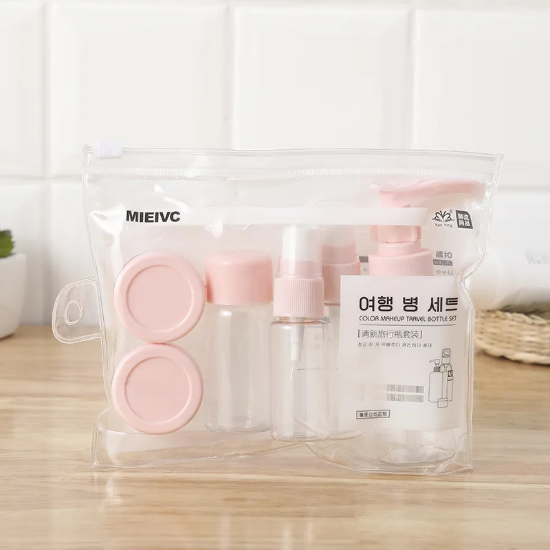7/9 шт./компл. новая сумка Портативный прозрачный дорожный флакон для