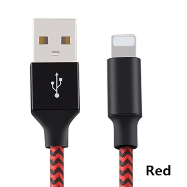 Accezz Usb зарядный кабель для передачи данных для iPhone X XR XS 8 7 6s 6 Plus освещение Зарядное устройство Шнур для Iphone IOS 9 10 11 зарядки кабели для передачи данных-1 шт./3 м - Цвет: Красный