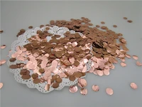 1cm 1kgbag round metallic foil rose gold circle confetti throwing baby shower wedding anniversary party decorations