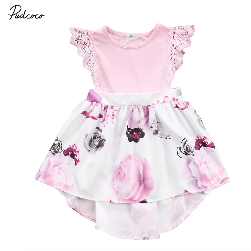 Одинаковая одежда для всей семьи маленьких сестер кружевное платье с цветочным