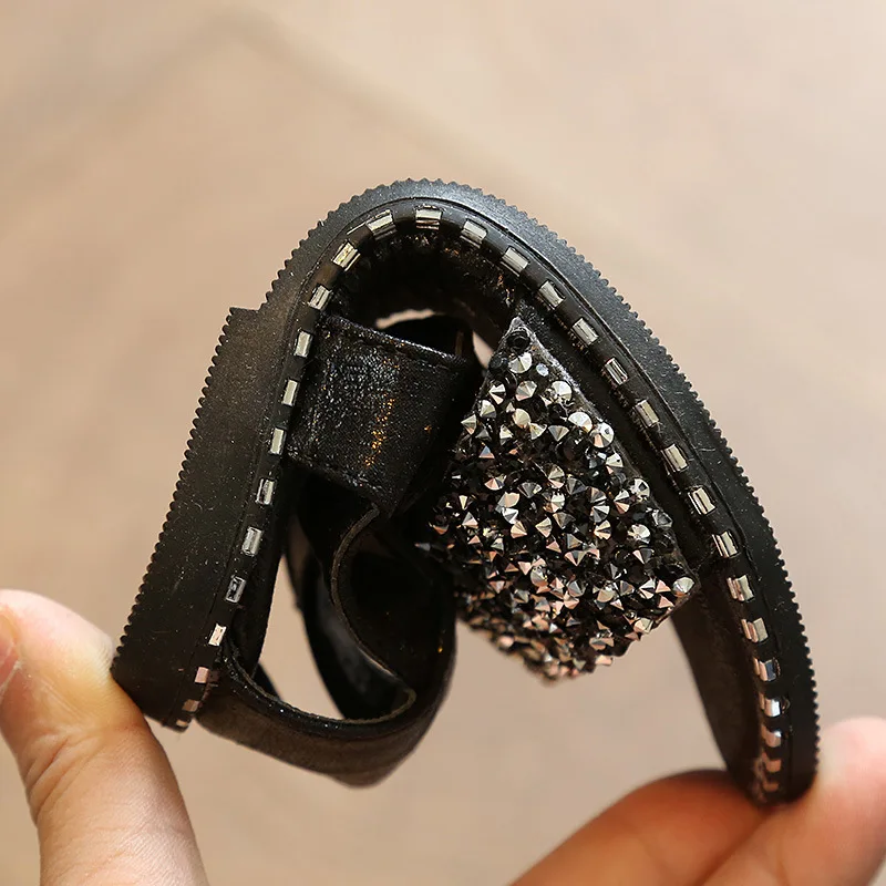 Children's Spring And Summer Girls Sequins Inlaid Rabbit Ears Princess Shoes Baby's Soft-soled Sandals Eur 21 - 36 #2 | Детская
